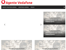 Tablet Screenshot of agentevodafone.it